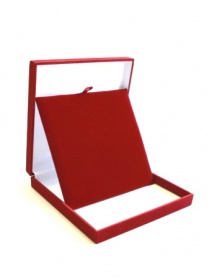 Бархатная подарочная коробка для орденов, знаков или медалей с подложкой