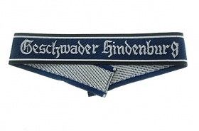 Нарукавная лента «GESCHWADER HINDENBURG» (темно-синяя). Германия