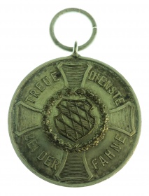 Медаль «За 9 лет выслуги » 3 класса. Бавария
