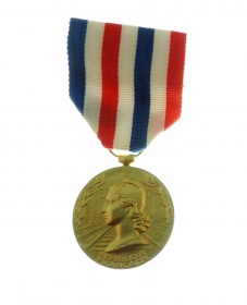 Почетная медаль 1970 г. «Железной дороги» 1 класса, Франция 