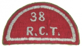 Нашивка «38-й полковой боевой группы». США (копия)