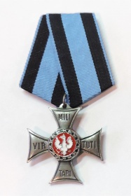 Крест ордена Virtuti Militari (Виртути Милитари) 4-го класса.(муляж)