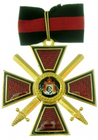 Крест ордена Св. Владимира 2-й степени с мечами