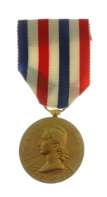 Почетная медаль 1954 г. «Железной дороги» 1 класса, Франция 