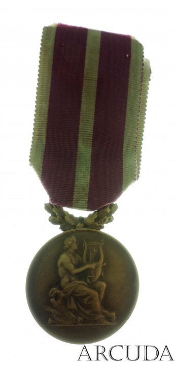 Медаль «Музыкальные и хоровые общества» 1924 г., Франция 