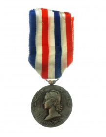 Почетная медаль 1966 г. «Железной дороги» 2 класса, Франция 