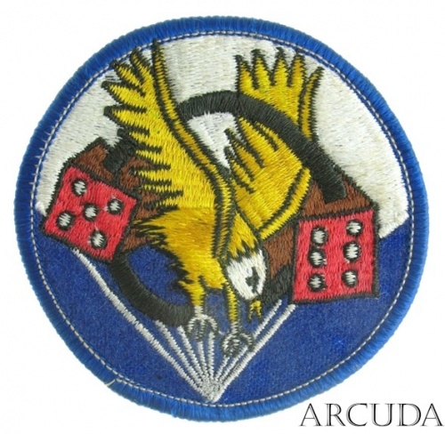 Нашивка нарукавная 506-го полка 101-й воздушно-десантной дивизии. США (копия)
