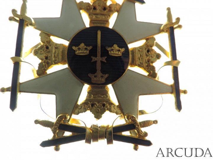 Большой крест «Ордена Меча» Королевство Швеция (муляж)