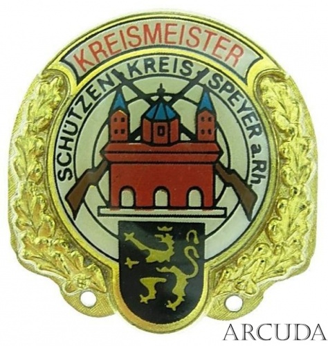 Знак стрелковый KREISMEISTER 1-й степени. Германия