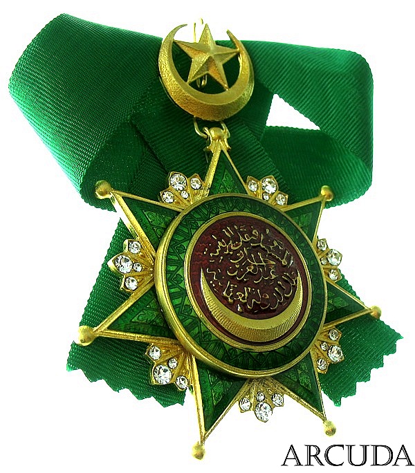 Знак ордена Османской империи 2 степени «Nishani Osmani» (муляж)