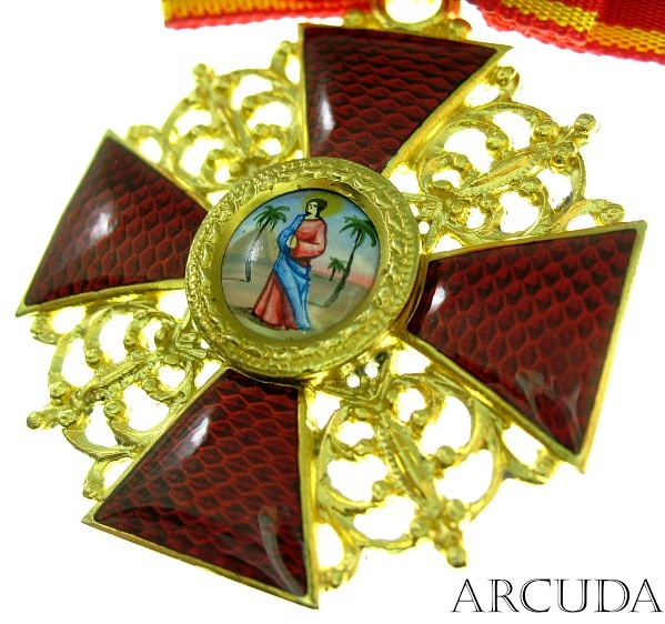 Крест ордена Св. Анны 1-й степени (муляж)