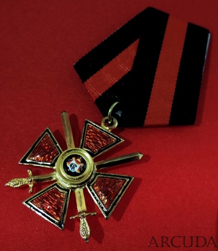Крест ордена Св. Владимира 4-й степени с мечами (муляж)