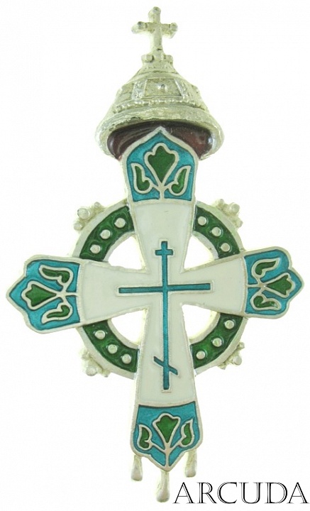 Крест «В память 300-летия царствования дома Романовых 1613-1913 гг.». (муляж)