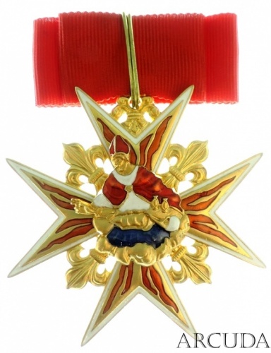 Орден «Святого Януария» Королевство Двух Сицилий. Италия (муляж)