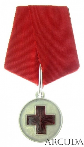 Медаль Красного креста в память Русско-Японской войны 1904-05 гг. (муляж, серебро)
