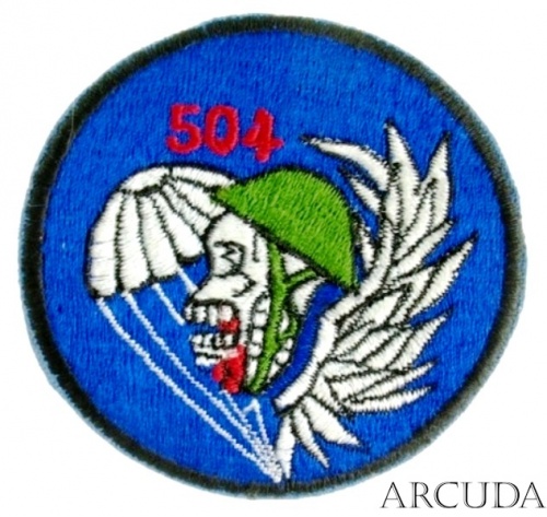 Нашивка «504-го парашютно-пехотного полка». США (копия)