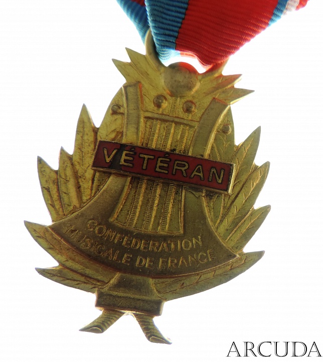 Медаль «Ветерана музыкальной конфедерации», Франция 