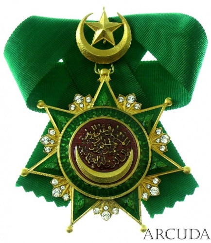 Знак ордена Османской империи 2 степени «Nishani Osmani» (муляж)