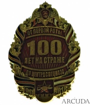 Знак памятный «100 лет на страже»