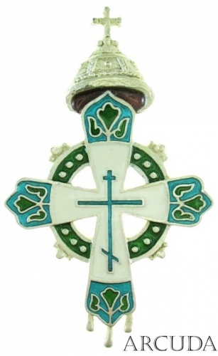 Крест «В память 300-летия царствования дома Романовых 1613-1913 гг.». (муляж)