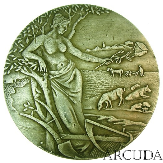 Медаль За трудолюбие «Шваненбургское сельскохозяйственное общество» (муляж)