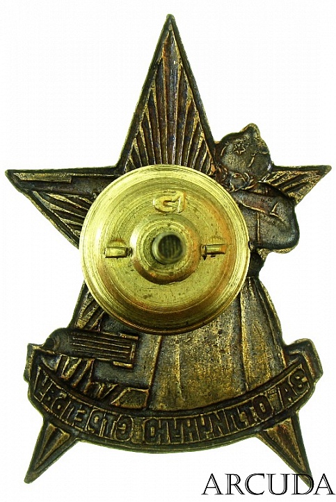 Знак «За отличную стрельбу» РККА образца 1922 г. (муляж)