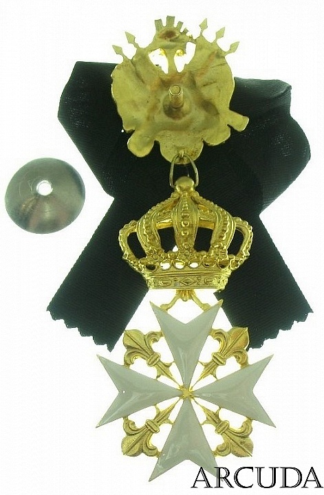 Крест ордена Св. Иоанна Иерусалимского мальтийский, командорский (муляж)