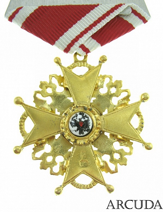 Крест ордена Св. Станислава 3-й степени для иноверцев (муляж)