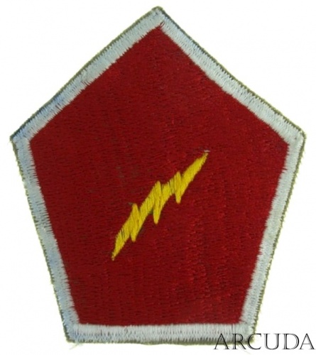 Нашивка «5-й полковой боевой группы» (связь) США  (копия)