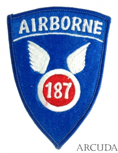 Нашивка нарукавная 187-го пехотного полка 101-й воздушно-десантной дивизии. США (копия)